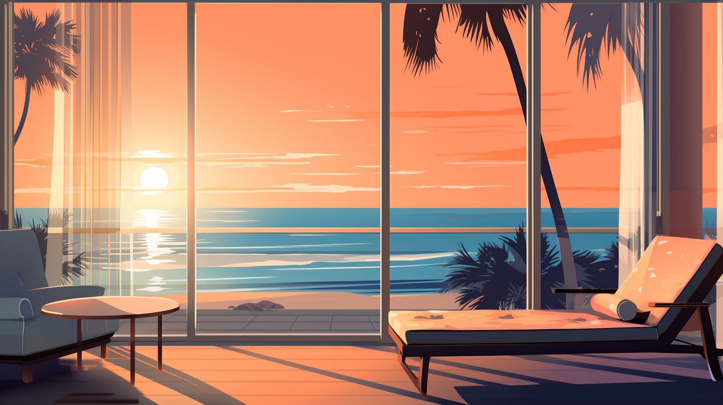 background of sandy beach